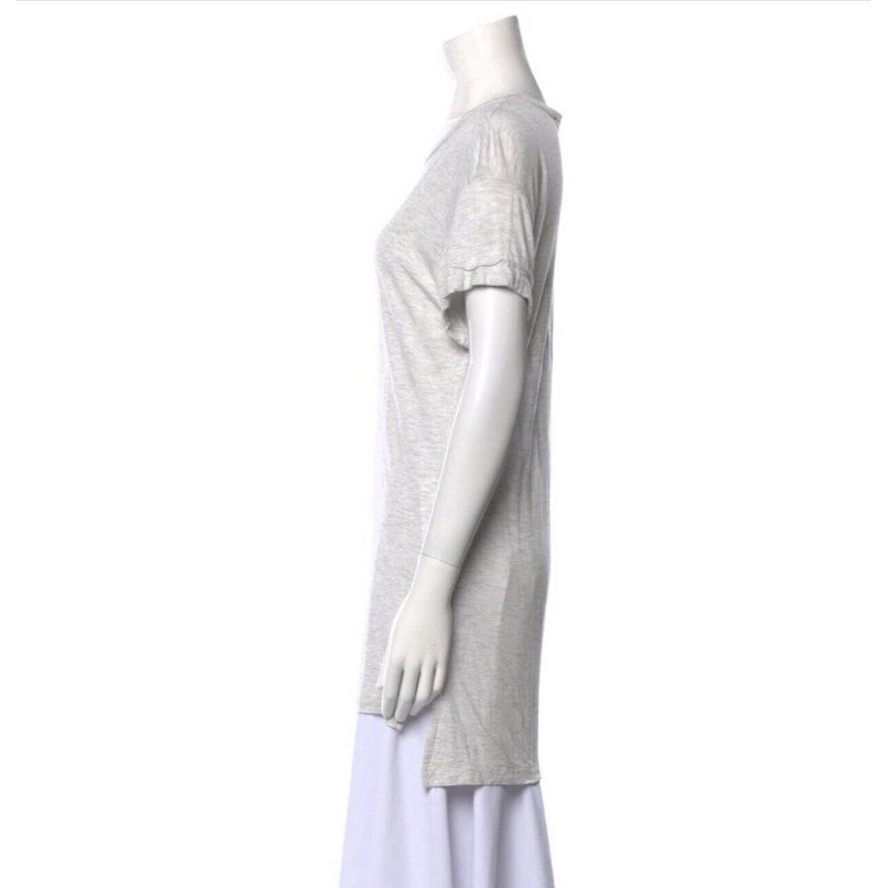 allsaints Authentic solid light heather gray shor… - image 2